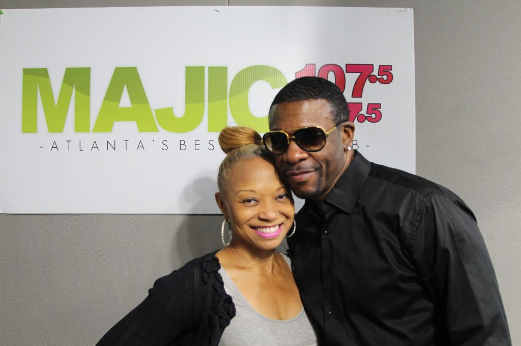 Keith Sweat in studio