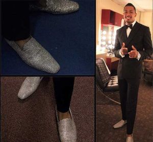 Nick  Cannon and Shoes