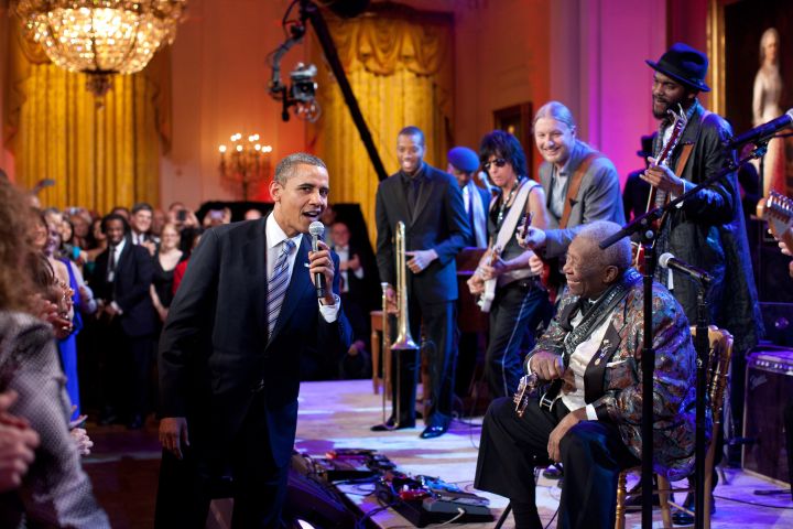 B.B. King and President Obama