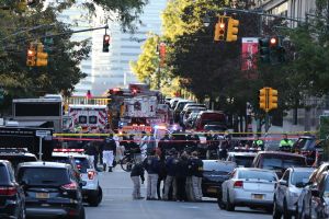 Truck plows through NYC Bike Path