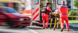 Car accident scene