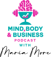 Reach: Logo/ Social Graphics for Mind, Body and Business Podcast_July 2022