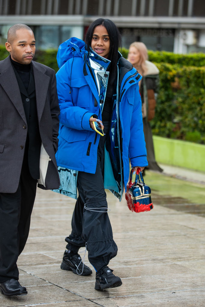 Street Style - Paris Fashion Week - Womenswear Fall/Winter 2020/2021 : Day Eight