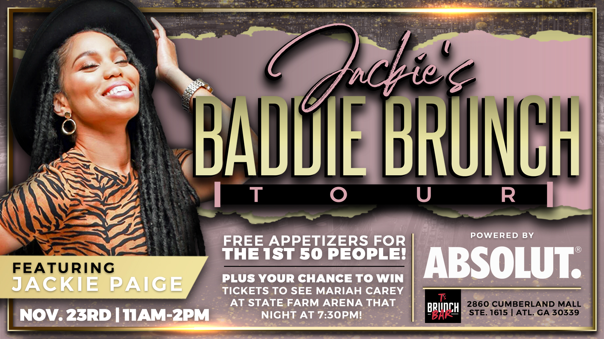 Jackie Paige Baddie Brunch our 11 23 24