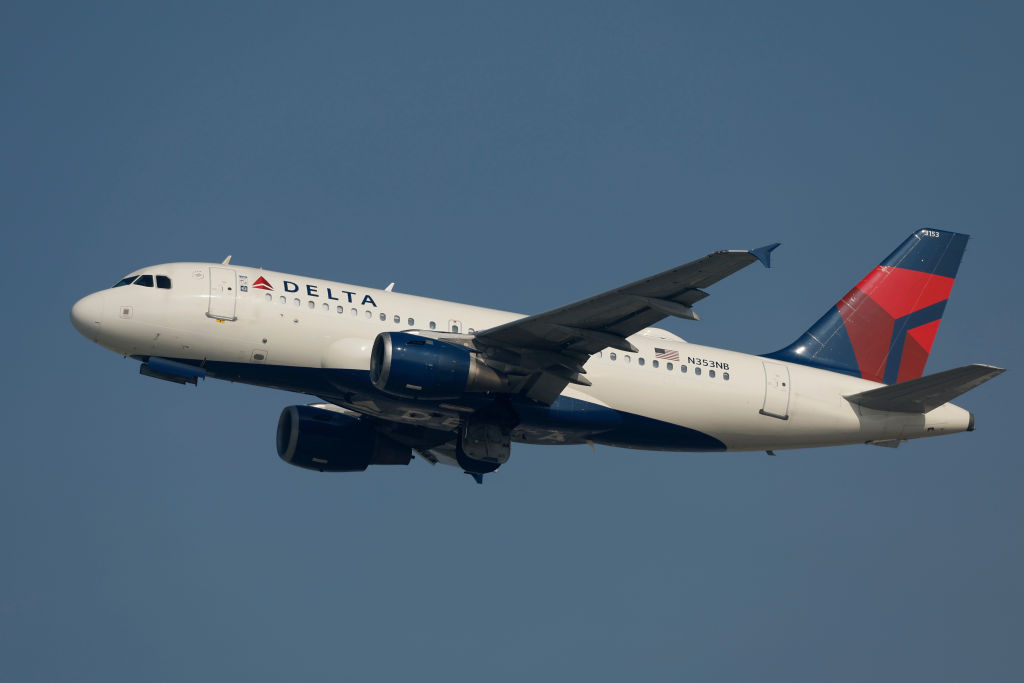 Delta Airlines At Los Angeles International Airport